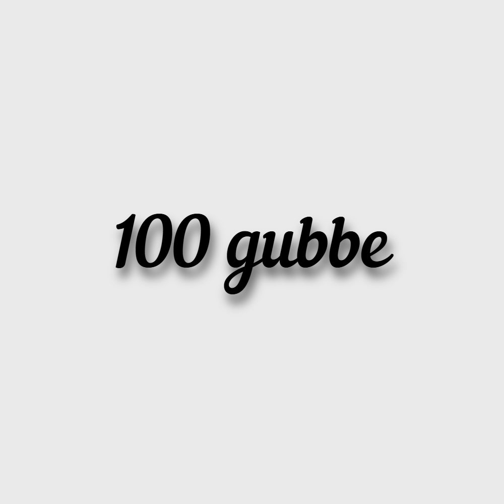 100 Gubbe - Vinyldekal